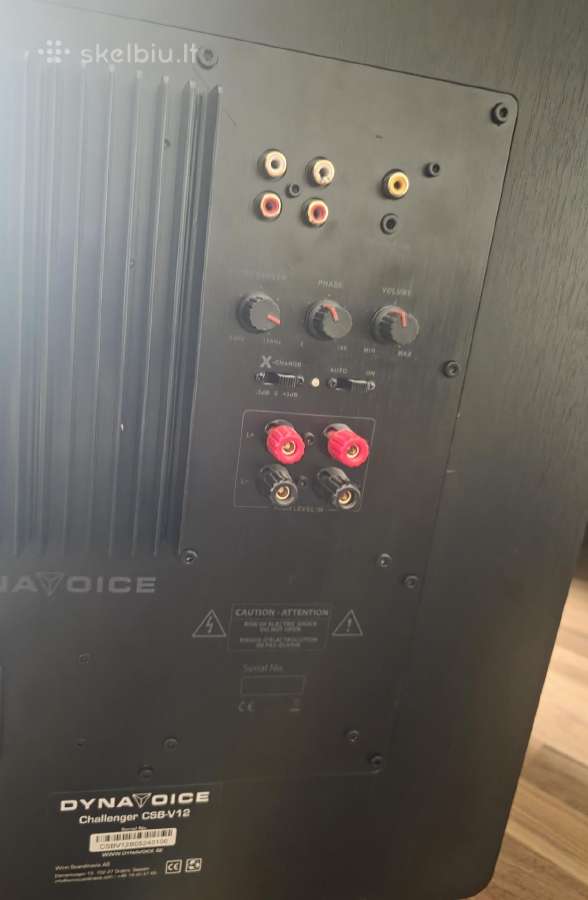 Dynavoice Challenger Csb-v12 300w Rms / 600w - nuotraukos Nr. 7