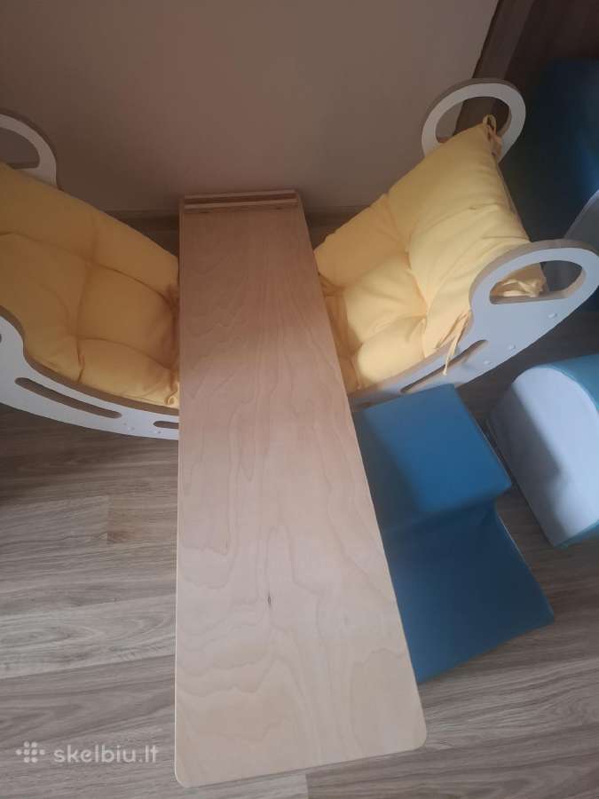 Montesori arka, mikštos kaladėlės ir čiuožykla - nuotraukos Nr. 3