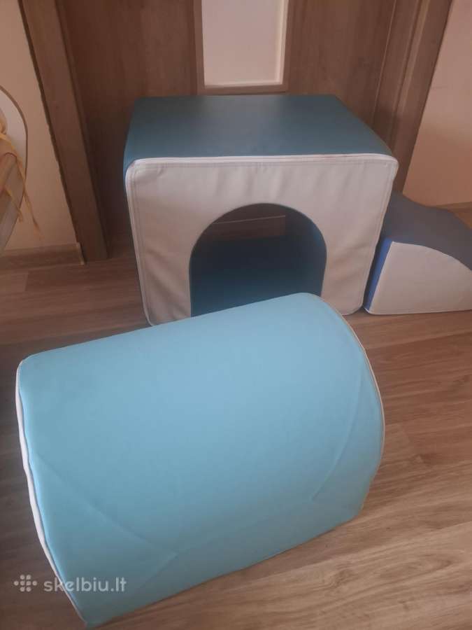 Montesori arka, mikštos kaladėlės ir čiuožykla - nuotraukos Nr. 4