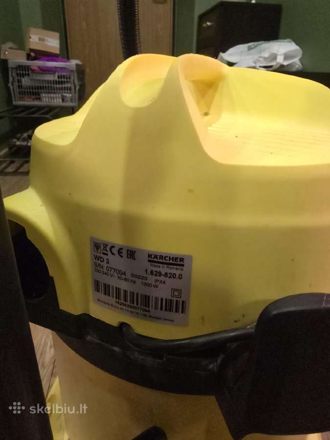 Karcher dulkių siurblys Wd-3 - nuotraukos Nr. 2