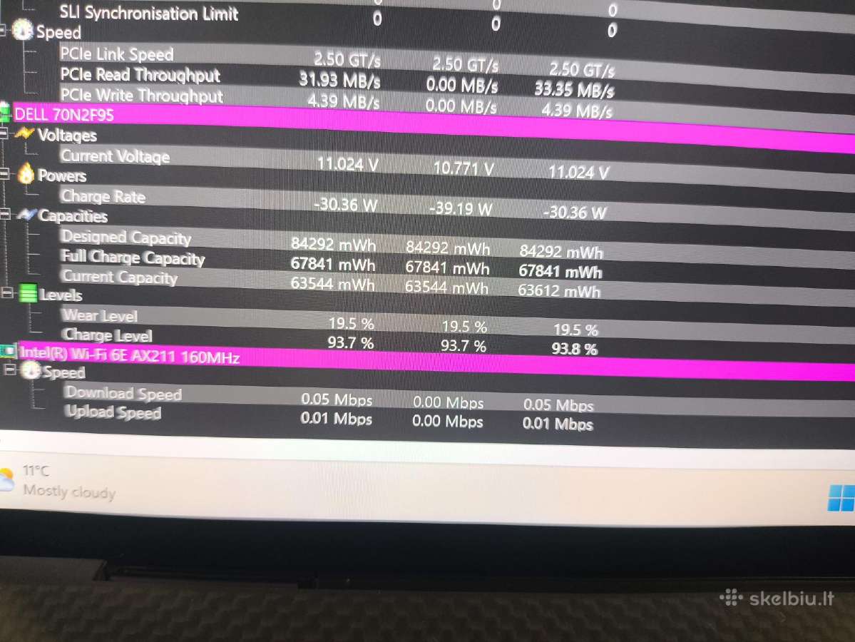 Precision 5570 15.6 i9-12900h 32gb 1tb Rtx A2000 8 - nuotraukos Nr. 7