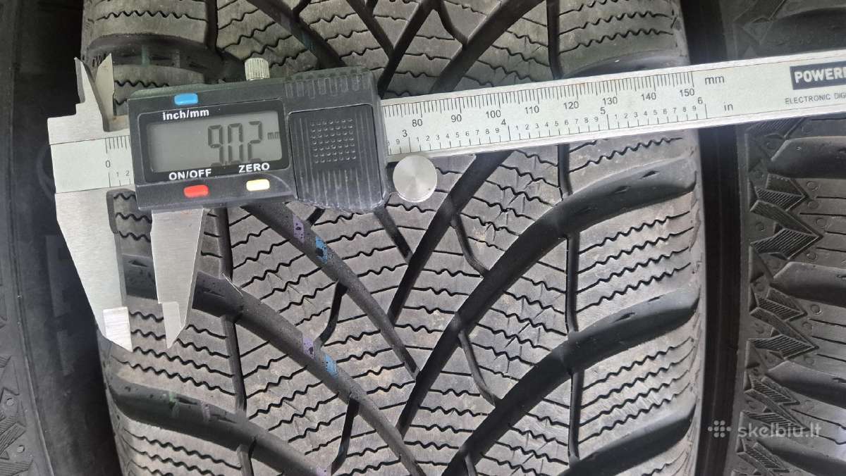 Keturios žieminės 205/60 R16 Semperit - nuotraukos Nr. 4