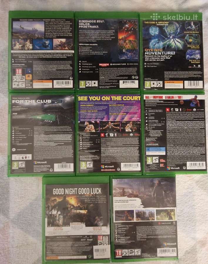 Xbox One / Series X žaidimai (Gta , Nba) - nuotraukos Nr. 2