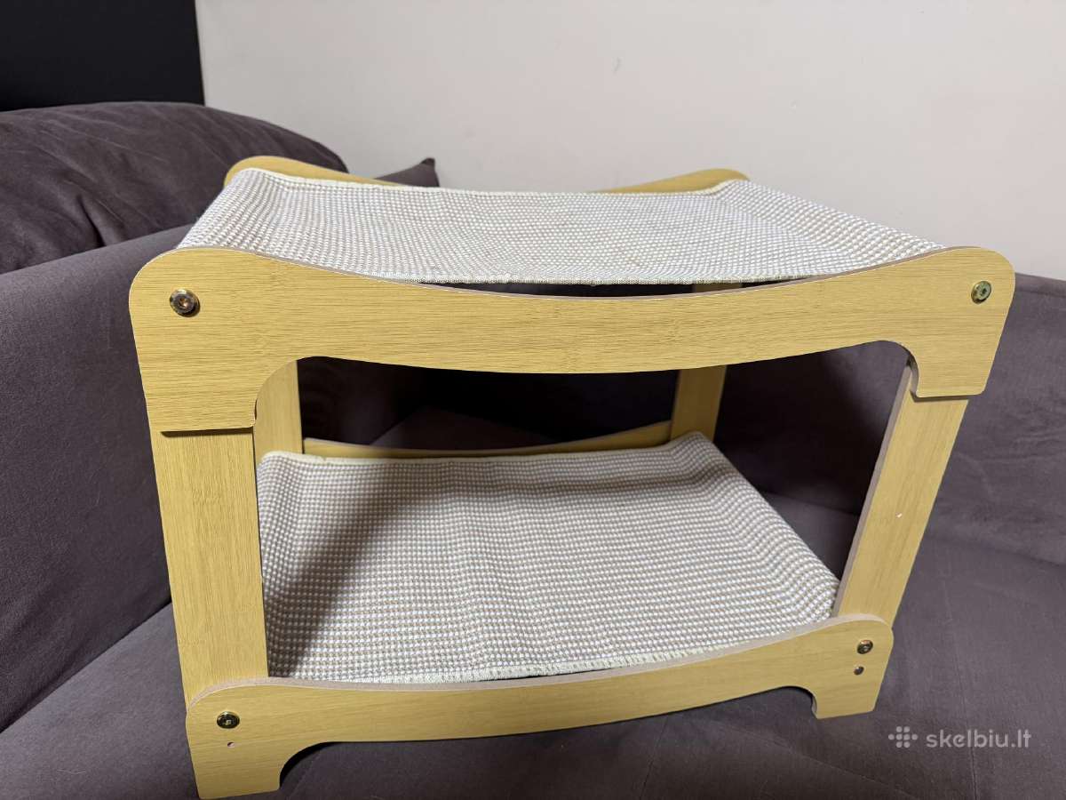 Dviejų aukštų kačių lova/hamakas - nuotraukos Nr. 3
