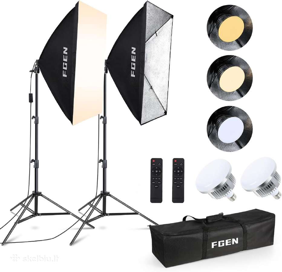 Fgen softbox apšvietimas fotografijai, YT, Tiktok - nuotraukos Nr. 11
