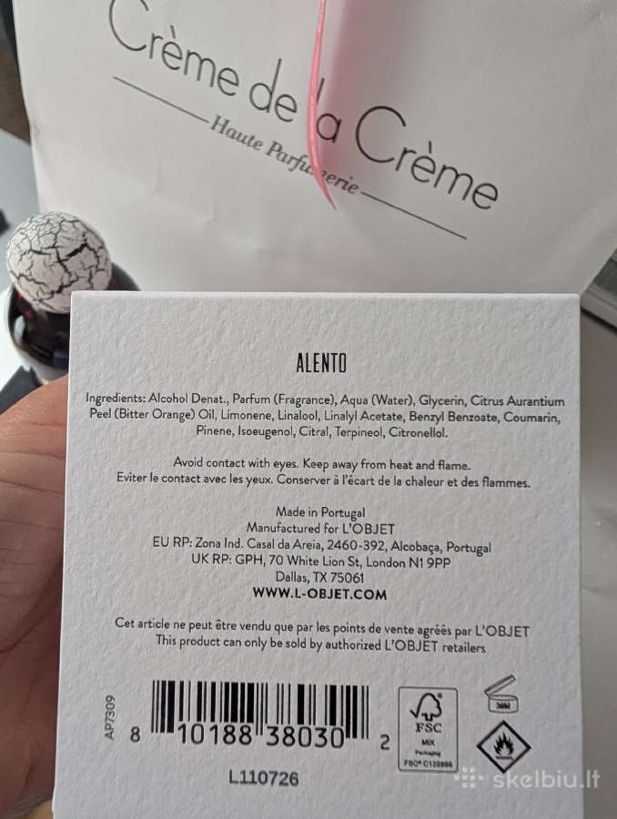 Lobjet kvepalai Alento iš Creme de la Creme - nuotraukos Nr. 3
