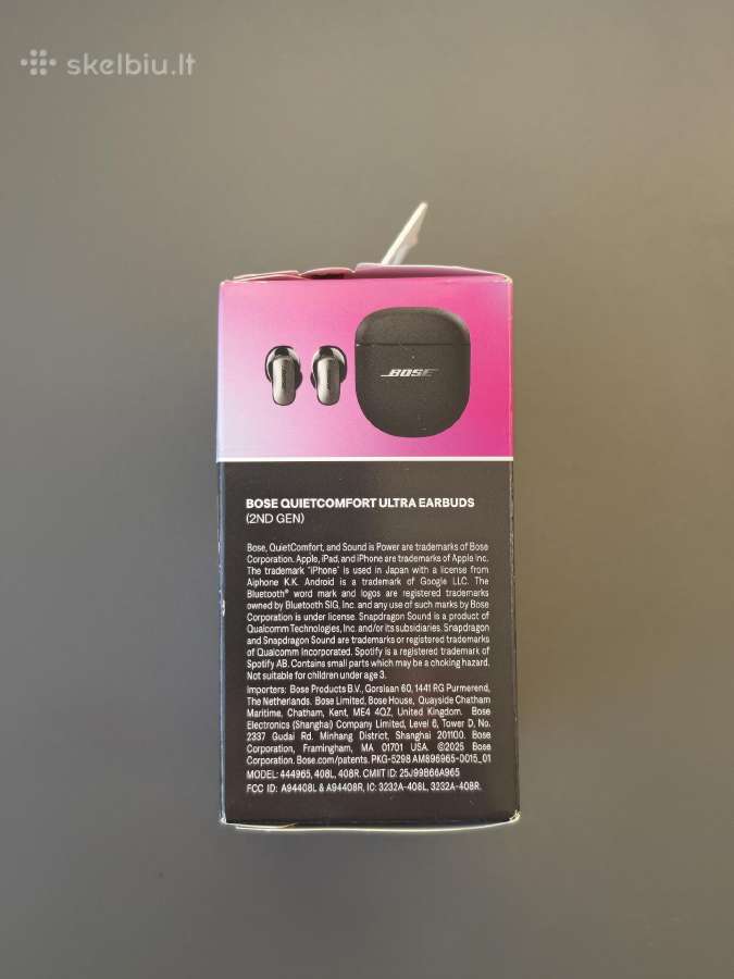 Naujos Bose Quietcomfort Ultra Earbuds 2 - nuotraukos Nr. 4