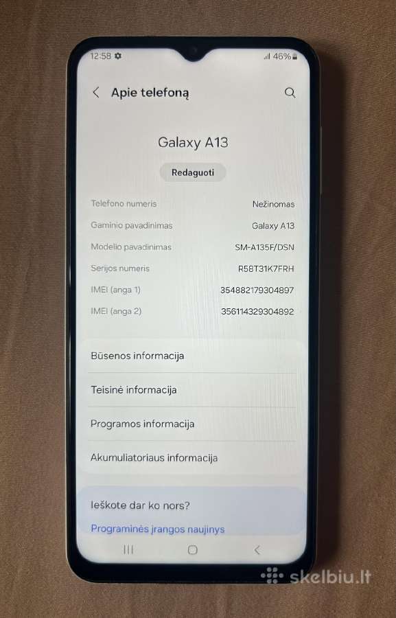 Samsung Galaxy A13 - nuotraukos Nr. 3