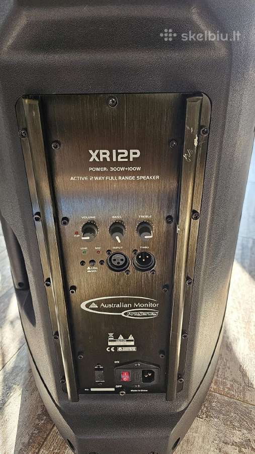 Aktyvios kolonėlės Australian Monitor Xrs 12p - nuotraukos Nr. 3