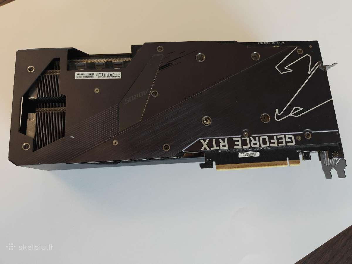 Gigabyte Rtx 3080 Ti Aorus Master 12gb Vram - nuotraukos Nr. 3
