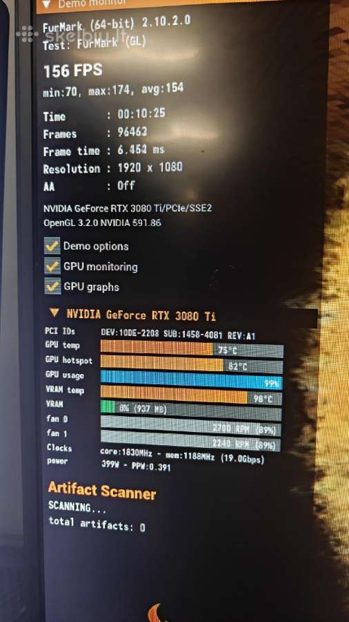 Gigabyte Rtx 3080 Ti Aorus Master 12gb Vram - nuotraukos Nr. 4