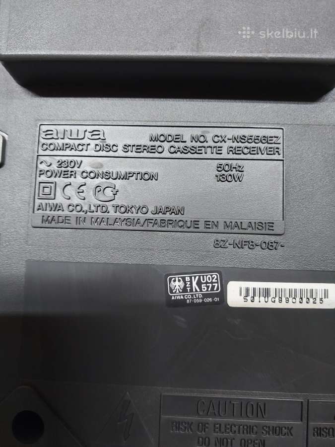 Aiwa CX-ns556ez - nuotraukos Nr. 5