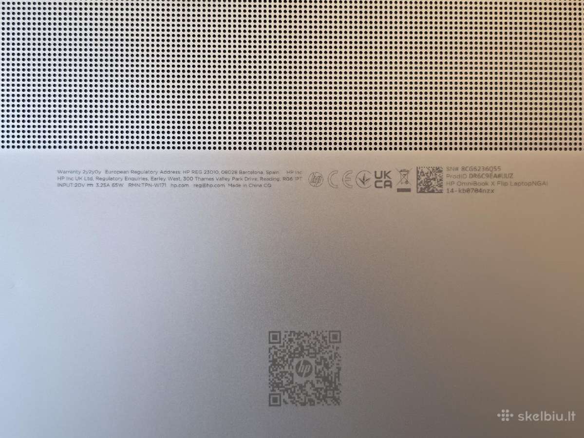 Naujas Hp Omnibook X Flip 14, Ultra 7, 16/512 GB - nuotraukos Nr. 2