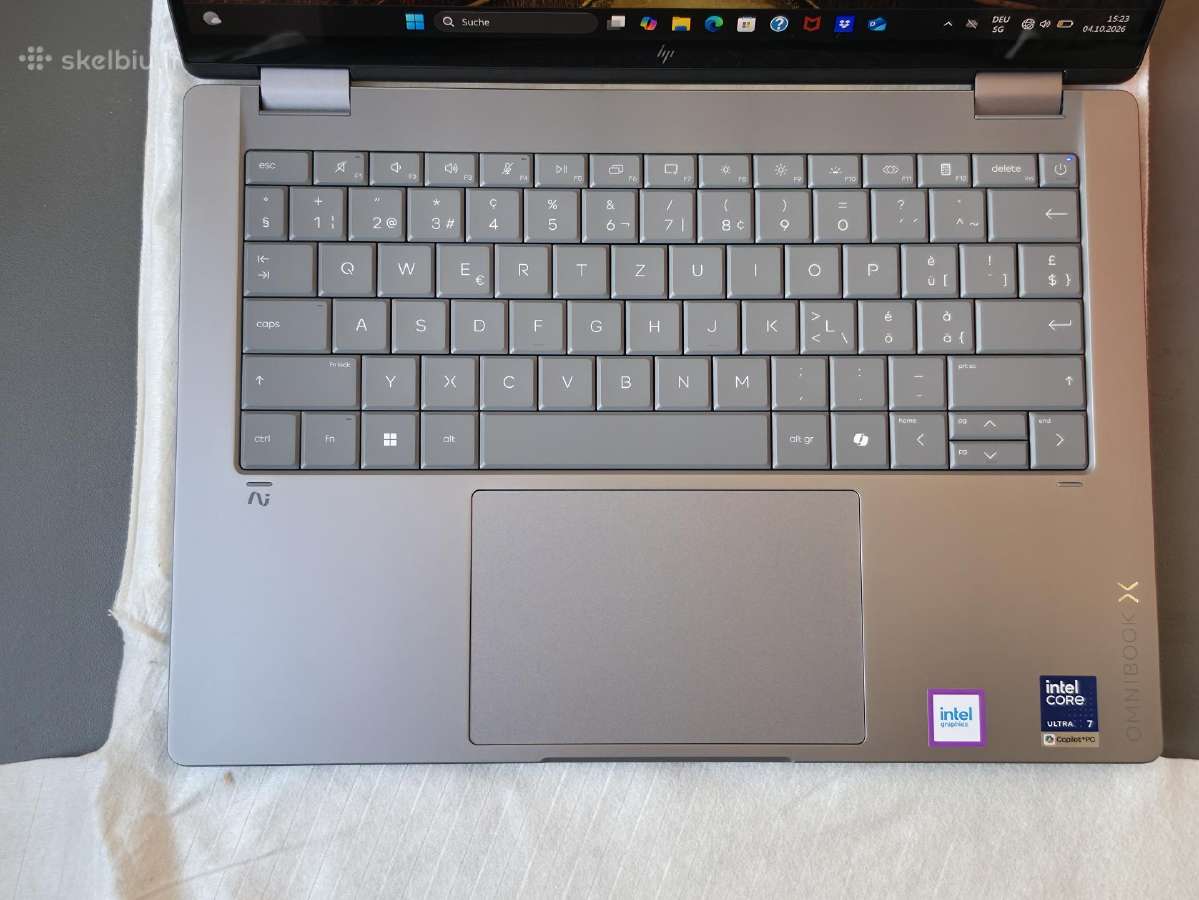 Naujas Hp Omnibook X Flip 14, Ultra 7, 16/512 GB - nuotraukos Nr. 4