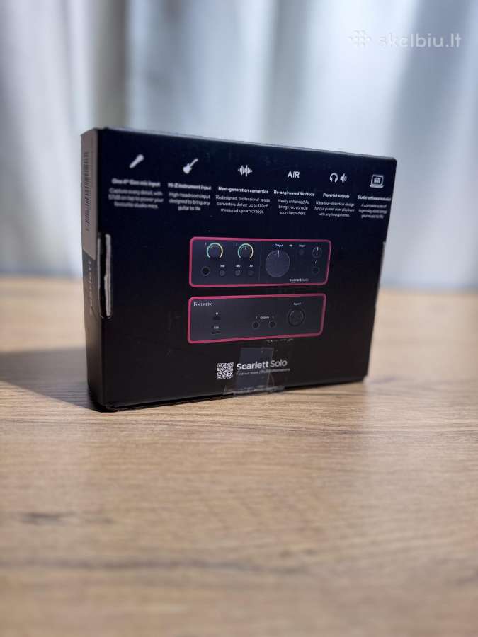 Focusrite scarlett 4th gen solo - nuotraukos Nr. 3