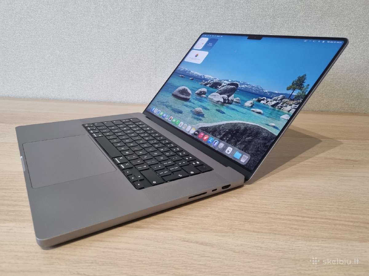 Apple MacBook Pro 16 M1 Max 32 GB RAM 1 TB - nuotraukos Nr. 4