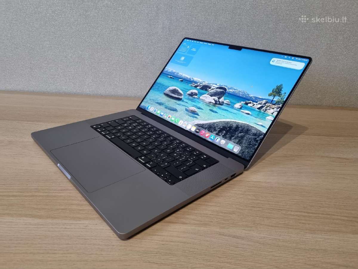Apple MacBook Pro 16 M1 Max 32 GB 1 TB - nuotraukos Nr. 3