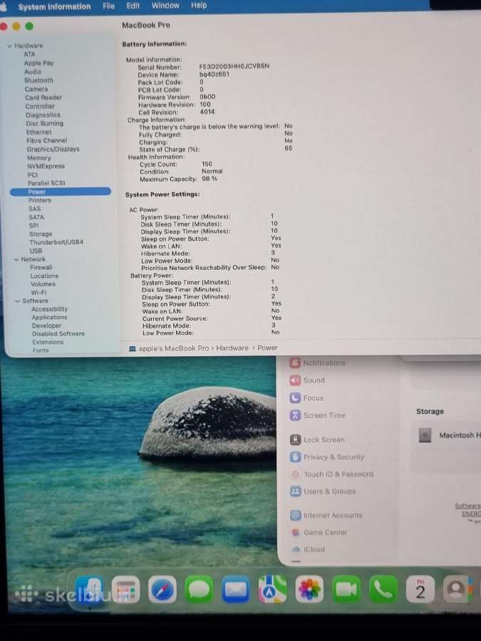 Apple MacBook Pro 16 M2 Pro 32 GB RAM 512 GB - nuotraukos Nr. 11