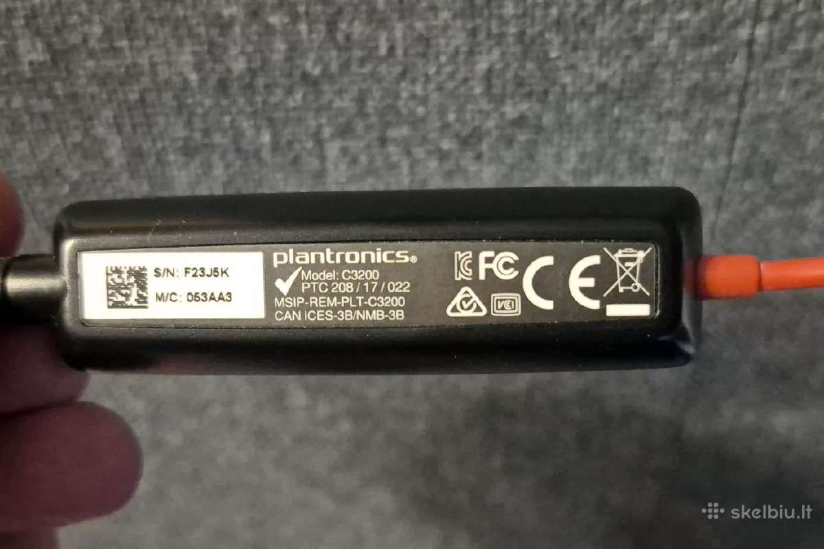 Ausinės su mikrofonu Plantronics C3200 - nuotraukos Nr. 2