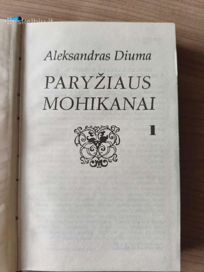 A. Diuma "Paryžiaus Mohikanai (2 knygos)" - nuotraukos Nr. 5