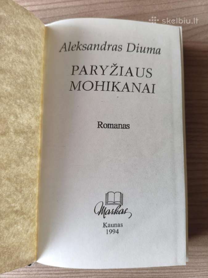 A. Diuma "Paryžiaus Mohikanai (2 knygos)" - nuotraukos Nr. 9