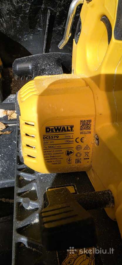 Diskinis pjuklas dewalt dcs579 - nuotraukos Nr. 3