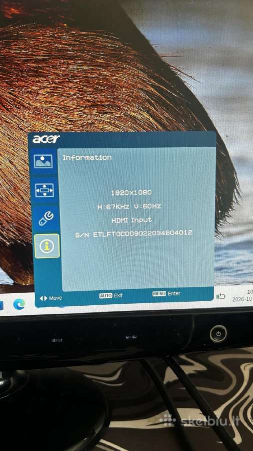 Acer H243hx - nuotraukos Nr. 2