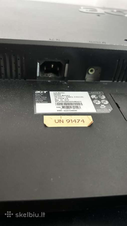 Acer H243hx - nuotraukos Nr. 6