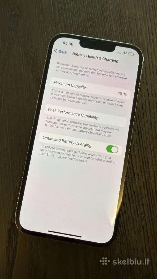 iPhone 13 Pro 256 GB Graphite, baterija 88 % - nuotraukos Nr. 7