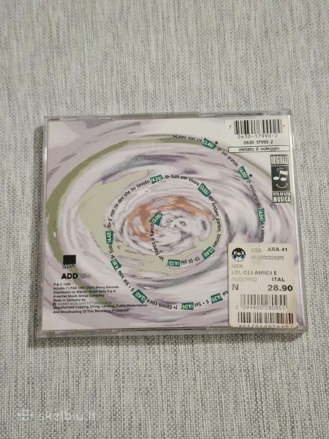 Nek – Lei gli amici e tutto il resto (CD albumas) - nuotraukos Nr. 3
