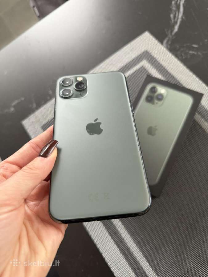 Parduodu iPhone 11 Pro midnight green 256gb - nuotraukos Nr. 2