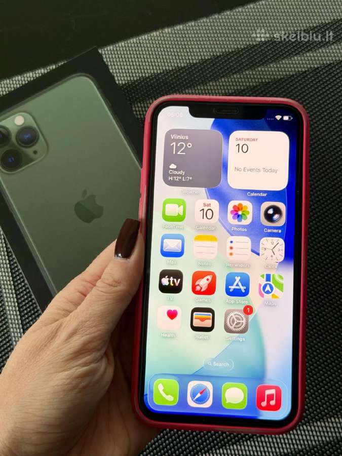 Parduodu iPhone 11 Pro midnight green 256gb - nuotraukos Nr. 10