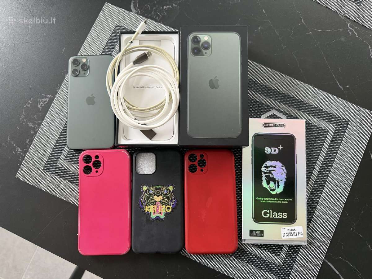 Parduodu iPhone 11 Pro midnight green 256gb - nuotraukos Nr. 11