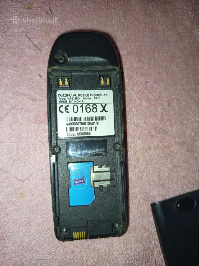 Nokia 6210 ir kiti knopkiniai ir liečiami - nuotraukos Nr. 3