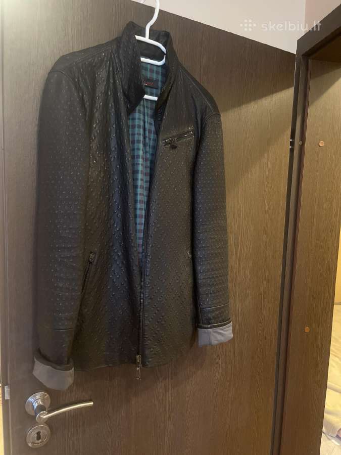 Originali Alfredo Galliano Milano odinė striukė - nuotraukos Nr. 2