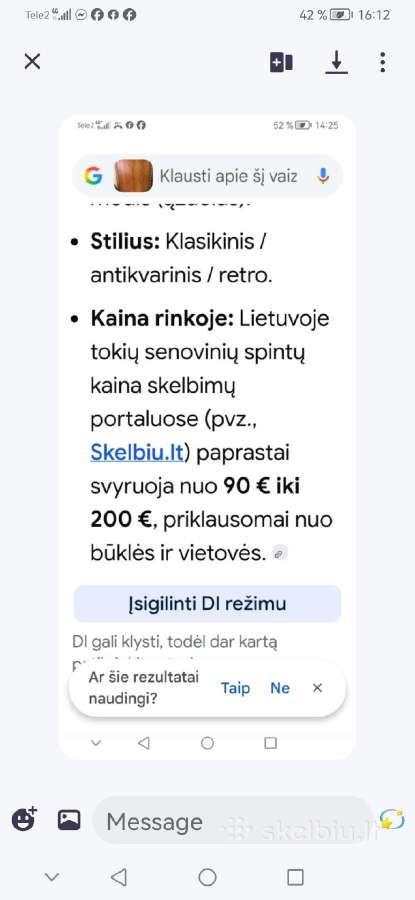 Sena uosio masyvo spinta - nuotraukos Nr. 5
