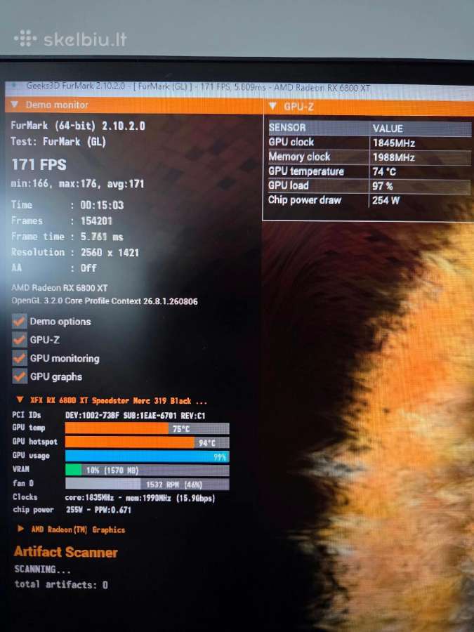 Rx 6800 XT 16gb - nuotraukos Nr. 7