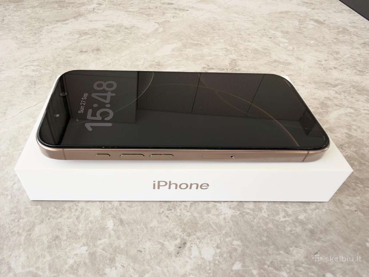 Idealios būklės iPhone 16 Pro 256gb Deserttitanium - nuotraukos Nr. 6