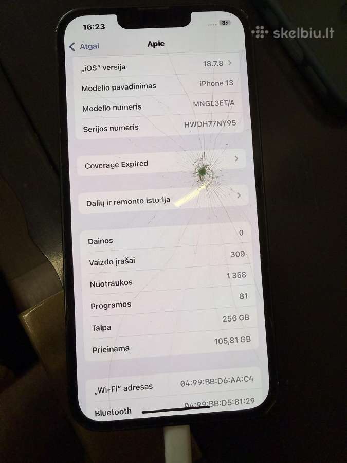 iPhone 13, 256gb - nuotraukos Nr. 6