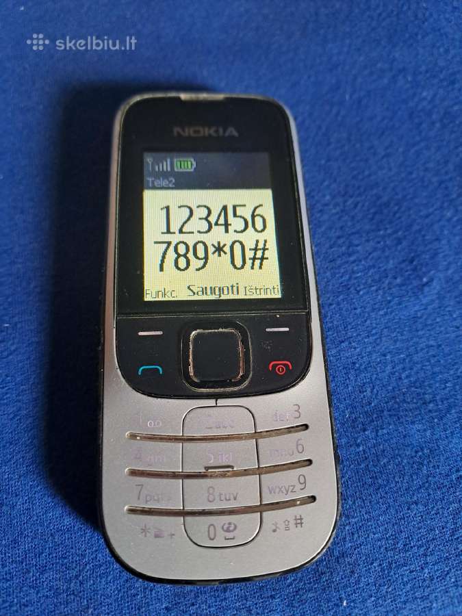 Nokia 2323c pilnai veikia su LT meniu - nuotraukos Nr. 2