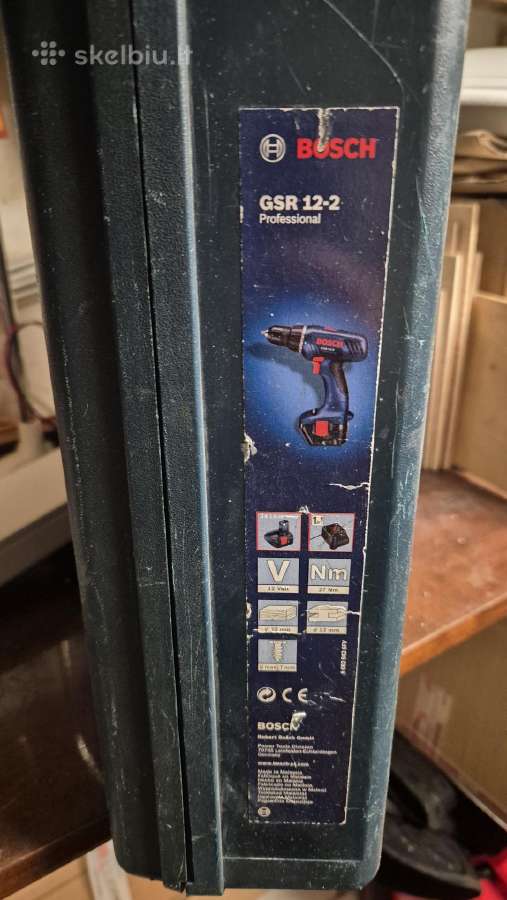 Bosch Gsr 12-2 detalėms - nuotraukos Nr. 2