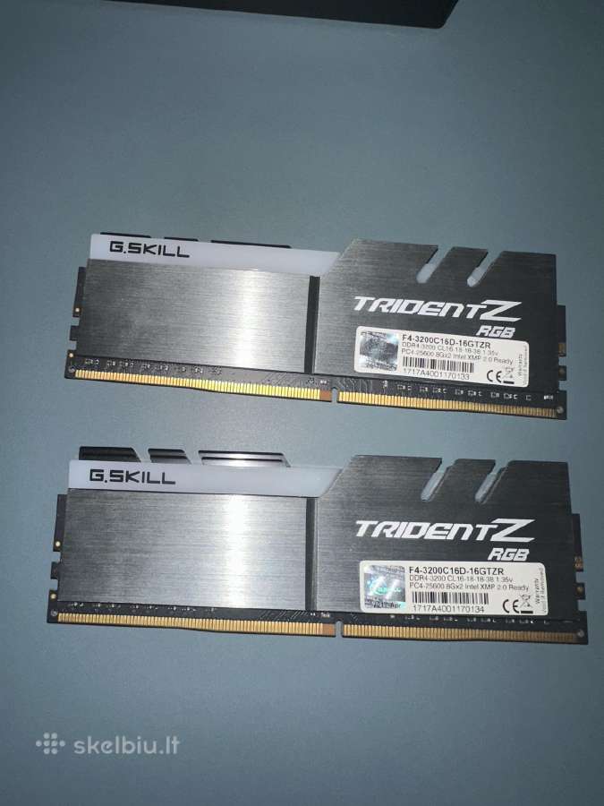Trident Z Rgb 2x8 (16gb Ddr4) RAM - nuotraukos Nr. 2