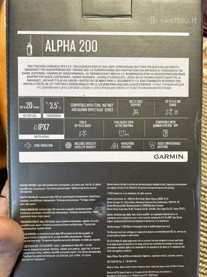 Garmin alpha 200 - nuotraukos Nr. 2