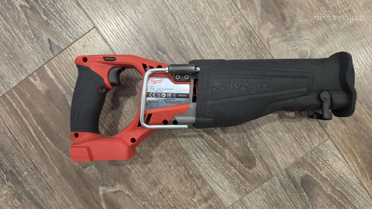 Tiesinis pjūklas Milwaukee M18csx - nuotraukos Nr. 2