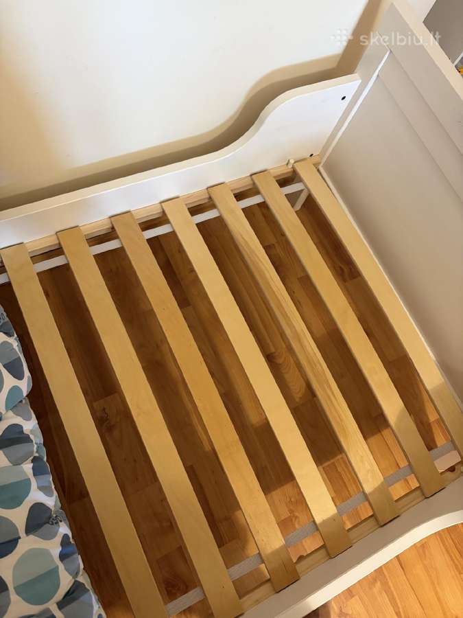 Lova su čiužina , gerai būklės - nuotraukos Nr. 4