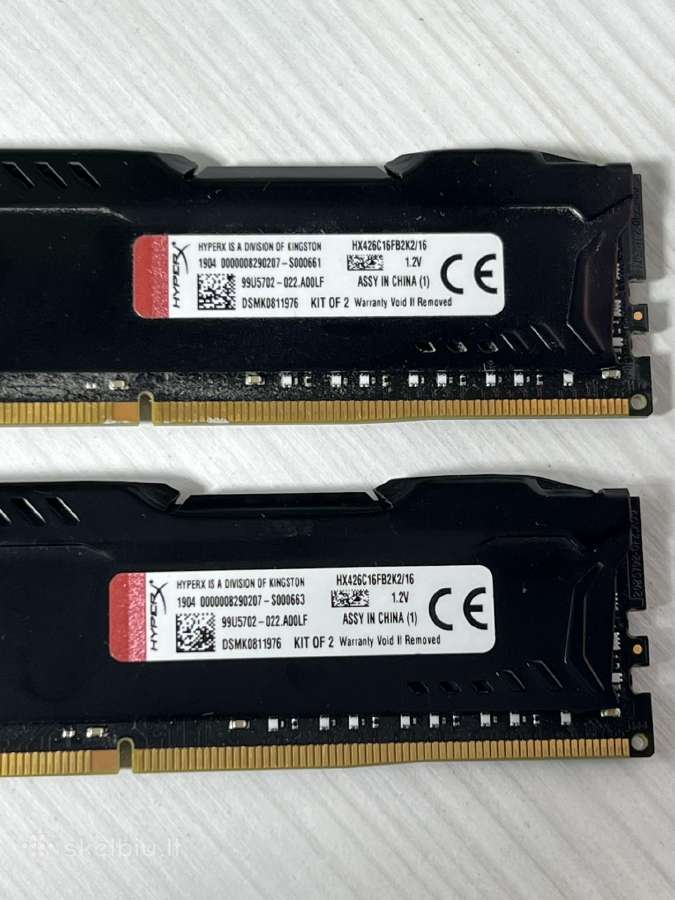 Ddr4 2x8gb 2666mhz - nuotraukos Nr. 3