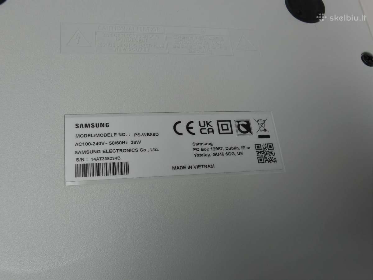 Samsung garso juosta Hw-s811b/zg su Subwooferiu - nuotraukos Nr. 3