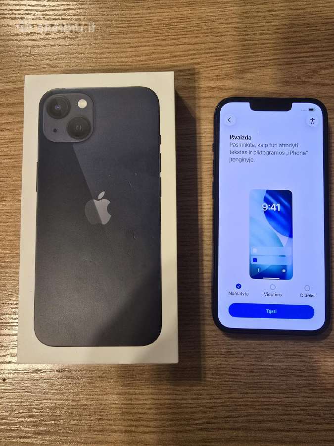 iPhone 13 128gb Midnight Blue - nuotraukos Nr. 4