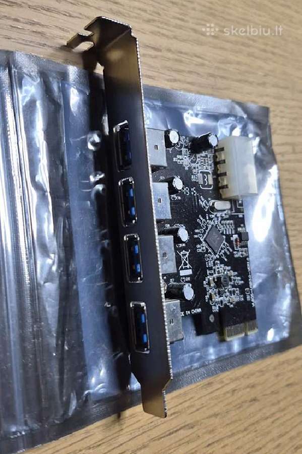 Pcie plokštė Usb 3 4 portų - nuotraukos Nr. 2