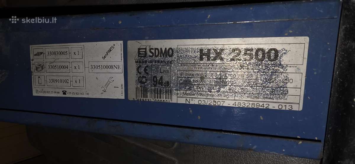 Sdmo hx2500 - nuotraukos Nr. 2